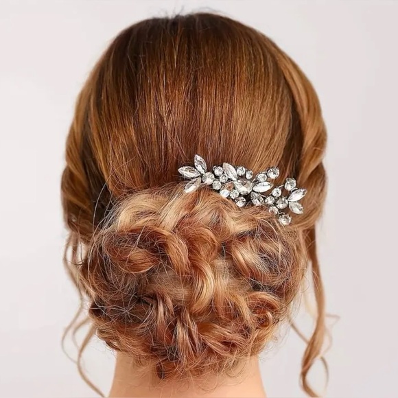 Rhinestone hair comb - Picture 4 of 7